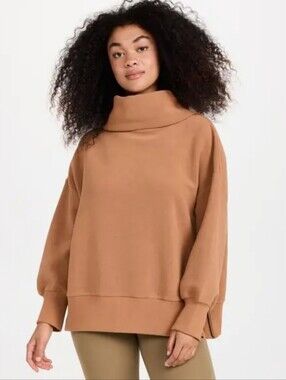 Varley Milton Sweatshirt Rye Ottoman Oversized Sz S